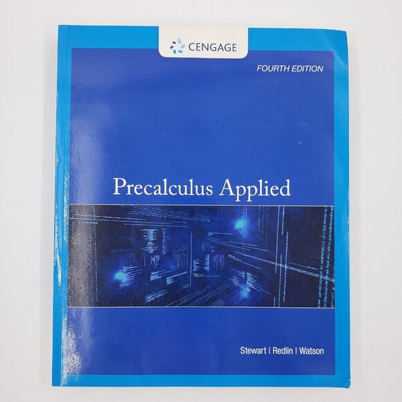 Precalculus Applied Paperback 4th Edition 9781305760059 Stewart Redlin Watson - Picture 1 of 7